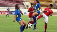 Timnas Putri U-15 menelan kekalahan dalam partai pembuka Piala AFF 2017. Lawan Filipina, Selasa (9/5/2017) petang. (aseanfootball.org)