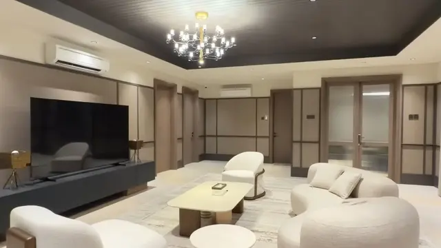 Model Chandelier di Rumah Baru Tasya Farasya