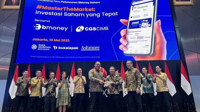 Peluncuran BMoney Saham #MasterTheMarket:Investasi Saham yang Tepat, Selasa, (16/5/2023). (Foto: Liputan6.com/Elga N)