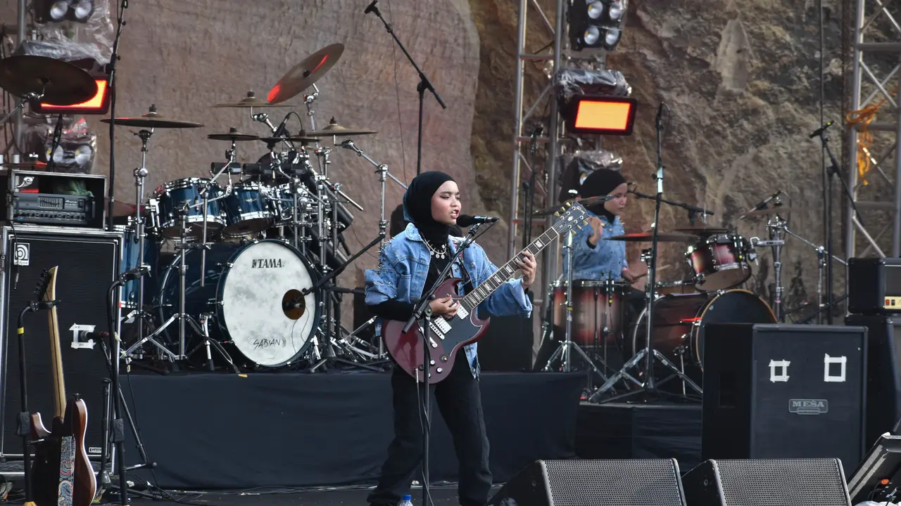 Voice of Baceprot di Jogjarockarta 2022