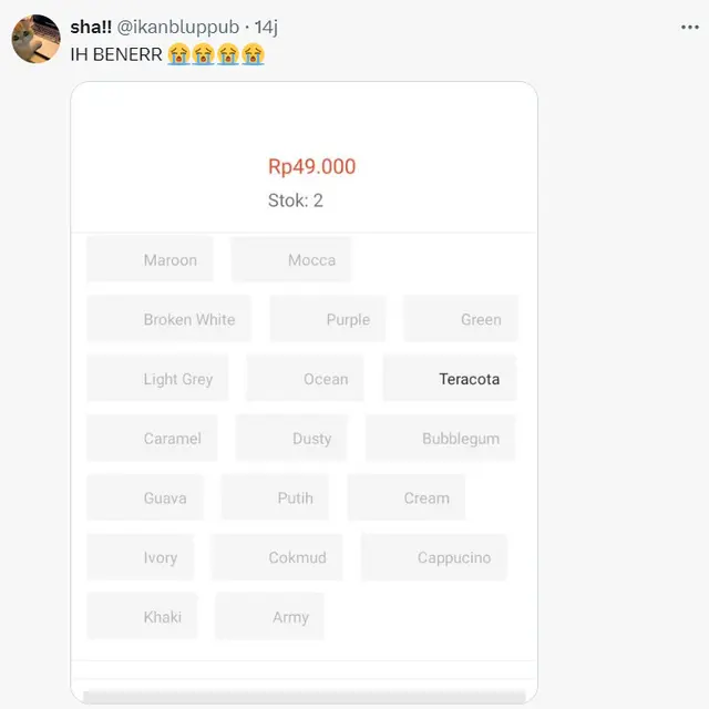 6 Potret Apes Beli Baju Lebaran Online Kehabisan, Gagal Tampil Serba Baru
