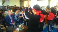 Saat Ahok Ajak Bos Merck Tiru Gerakan Cuci Tangan Perawat RSUD 