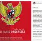 Tulisan Zaskia Gotik soal Pancasila