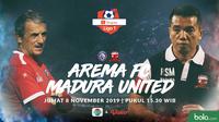 Shopee Liga 1 - Arema FC Vs Madura United - Head to Head Pelatih (Bola.com/Adreanus Titus)