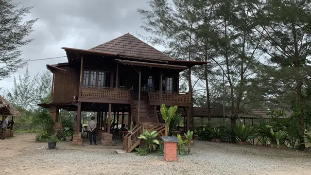 Kampung Reklamasi Air Jangkang. Lahan bekas tambang yang berhasil direklamasi oleh PT Timah Tbk menjadi lokasi wisata dan edukasi. (Gideon/Liputan6.com)