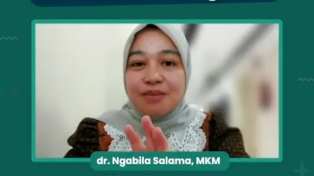 praktisi kesehatan masyarakat, Ngabila Salama