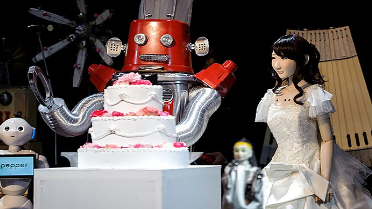 Pernikahan Pertama Sesama Robot Berlangsung di Jepang