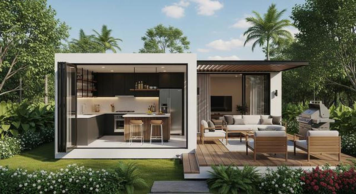7 Model Rumah Mini Tapi Punya Dapur Terbuka dan Teras Belakang yang Cocok Buat BBQ