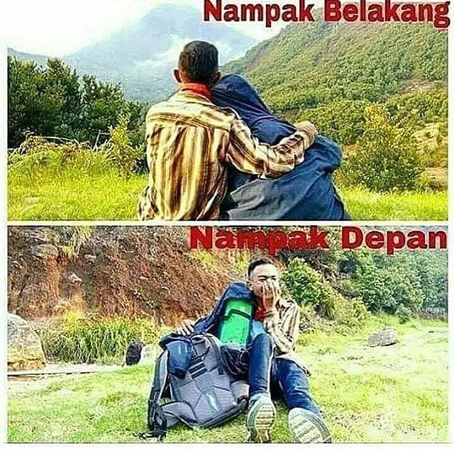 6 Potret Lucu Tampak Depan Vs Belakang Ini Bikin Senyum Kecut