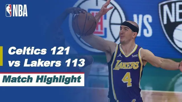VIDEO: Highlights NBA, Boston Celtics Kandaskan Tuan Rumah LA Lakers