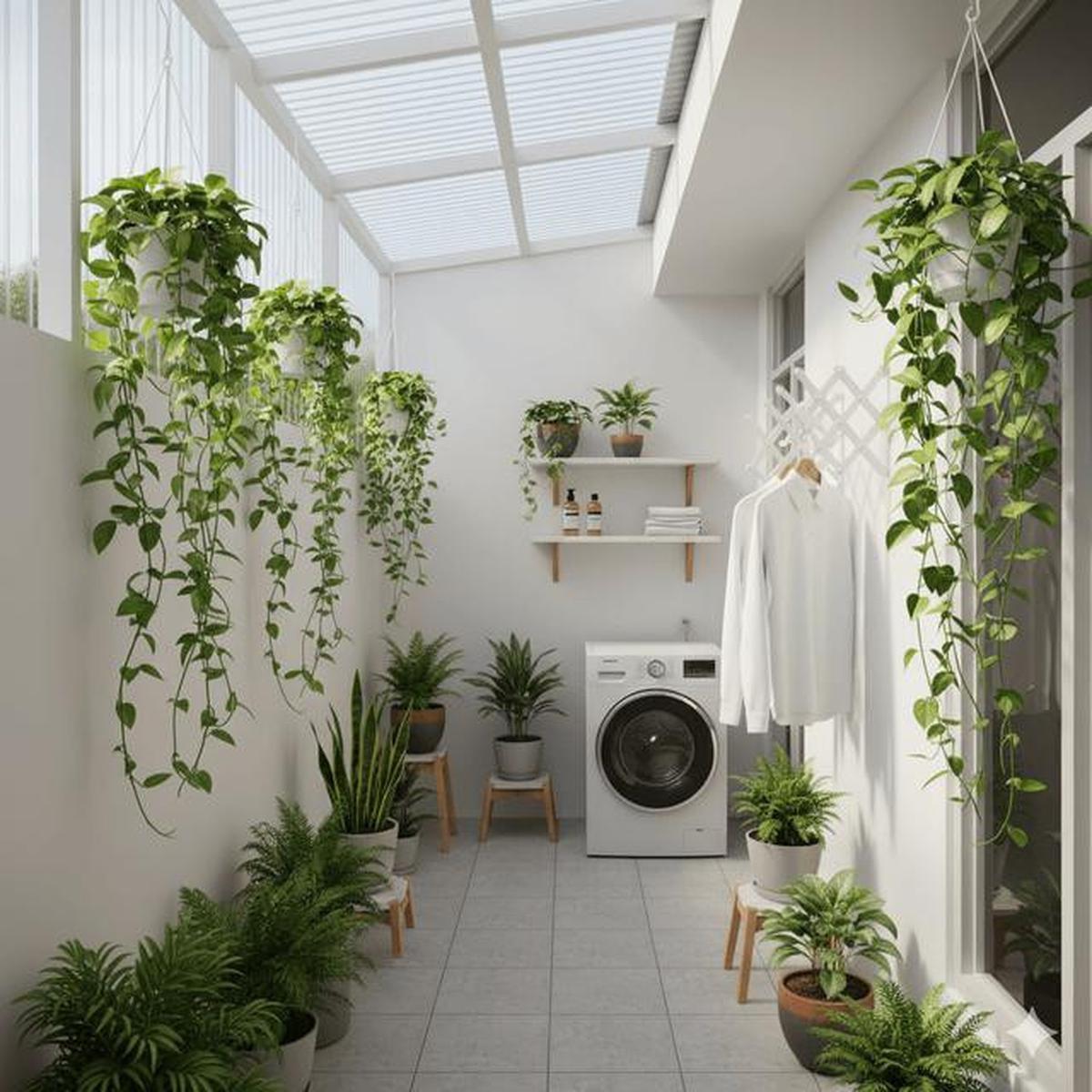 7 Desain Teras Rumah Sempit Muat untuk Usaha Laundry, Solusi Bisnis Rumahan Efisien