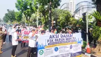 Demo PPPK Dinkes Depan Balai Kota (Istimewa)