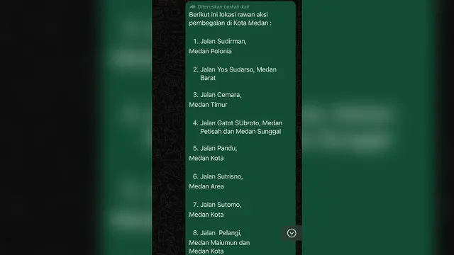 Tangkapan layar smartphone