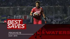 Berita video penyelamatan-penyelamatan terbaik yang dilakukan kiper pada pekan ke-18 Shopee Liga 1 2019.