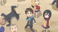 Anime Attack on Titan: Junior High bakal meramaikan layar kaca Jepang dalam waktu dekat. (gamerfocus.co)
