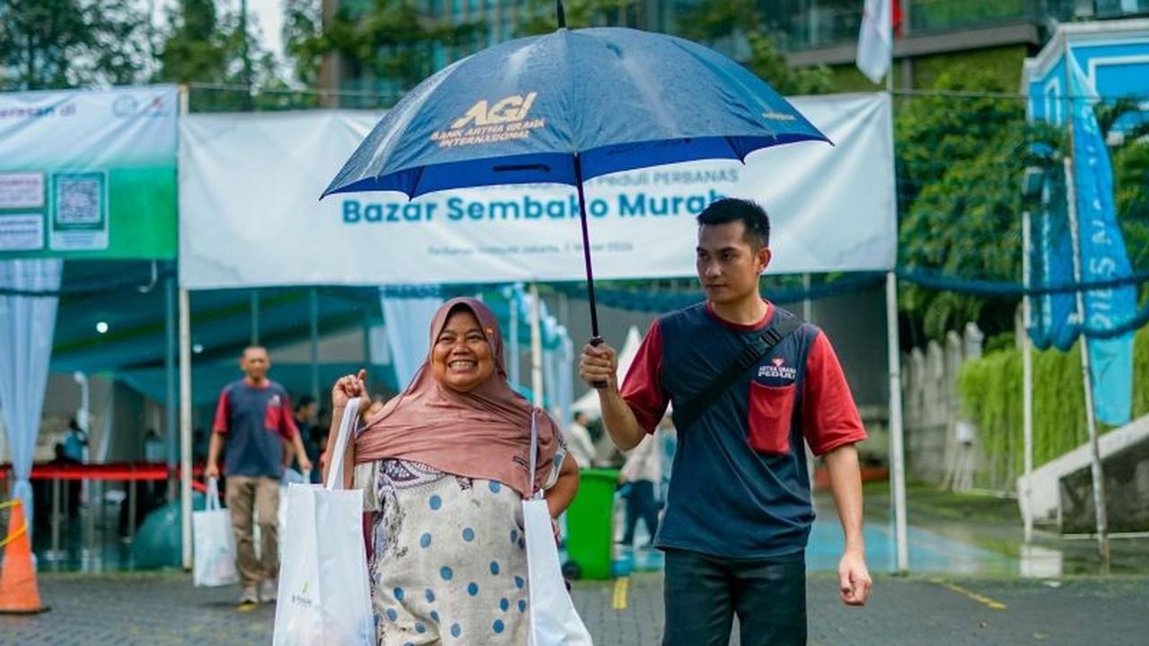 Perbanas dan Artha Graha Peduli Gelar Bazar Sembako Murah, Ribuan Paket Disalurkan untuk Masyarakat