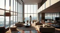 perbedaan penthouses dan apartemen ©Ilustrasi dibuat AI