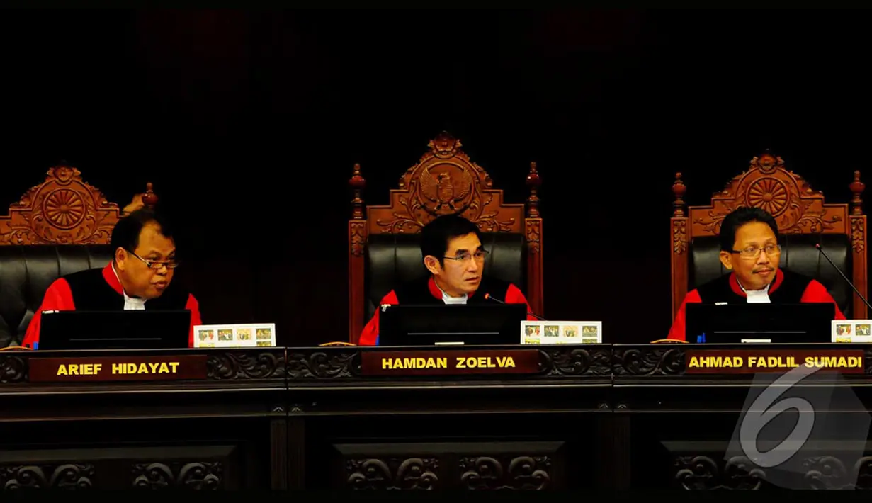 Sidang Sengketa PHPU (Liputan6.com/Andrian M Tunay)