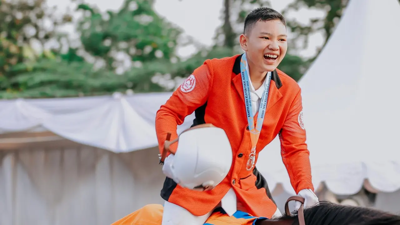 Atlet berkuda berbakat asal Medan Brandon Toa