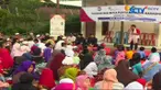 Warga yang didominasi kaum ibu dan anak-anak ini antusias menyambut acara buka bersama Yayasan Peduli Kasih