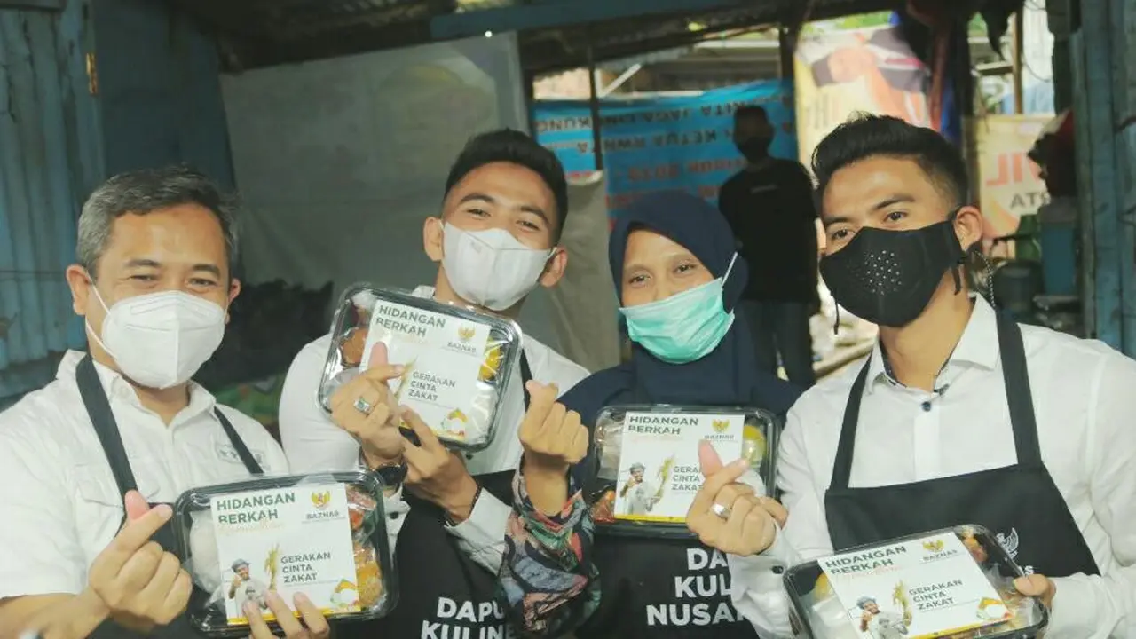 BAZNAS Gelar Dapur Kuliner Nusantara dan Buka Bersama Anak Yatim