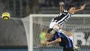 Zlatan Ibrahimovic saat berkostum Juventus pada tahun 2004 hingga 2006 dan mencetak 23 gol dengan 69 kali penampilan. (AFP/Paco Serinelli)