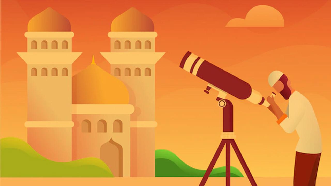 Ilustrasi pemantauan hilal pada Sidang Isbat untuk menentukan awal puasa Ramadhan