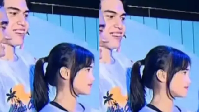 Momen kedekatan El Rumi dan Fuji saat penyerahan piala (Instagram/elelrumi)