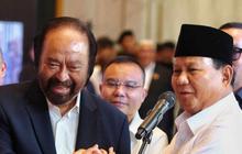 FOTO: Kemesraan Surya Paloh dan Prabowo Bertemu di Markas NasDem, Diwarnai Ucapan Selamat dan Ajakan Gabung Koalisi