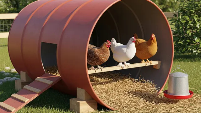 Cara Memelihara Ayam Kampung dalam Kandang Drum