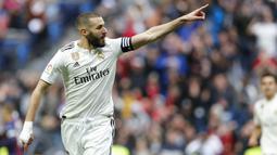 2. Karim Benzema (Real Madrid) - 14 Gol (3 Penalti). (AP/Paul White)