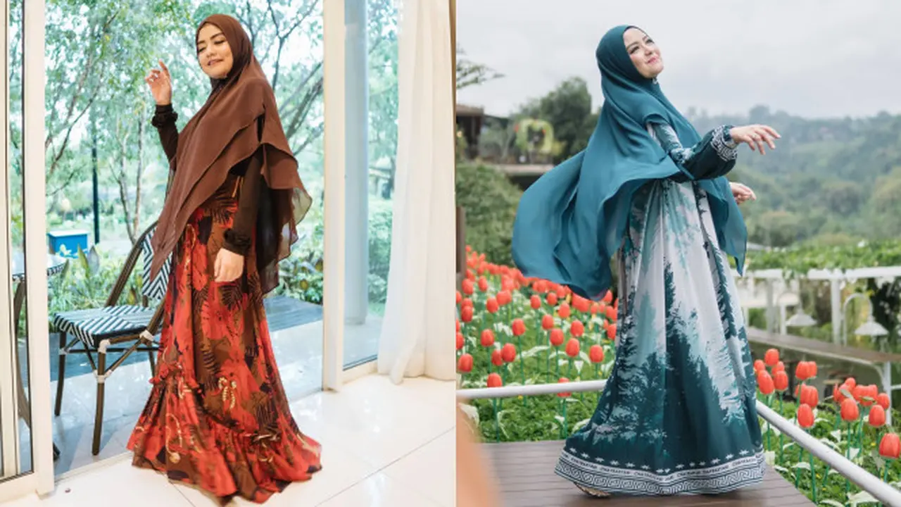 Potret Tika Eks T2 Kenakan Baju Gamis, Bisa Jadi Inspirasi