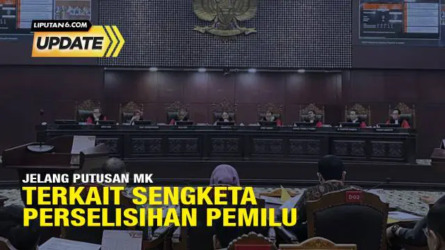 Sengketa perselisihan hasil pemilihan presiden (Pilpres) di Mahkamah Konstitusi (MK) memasuki babak akhir. Saat ini, delapan Majelis Hakim Konstitusi terus menggelar Rapat Pemusyarawatan Hakim (RPH) terhitung sejak 6 April 2024 hingga hari sebelum pu...