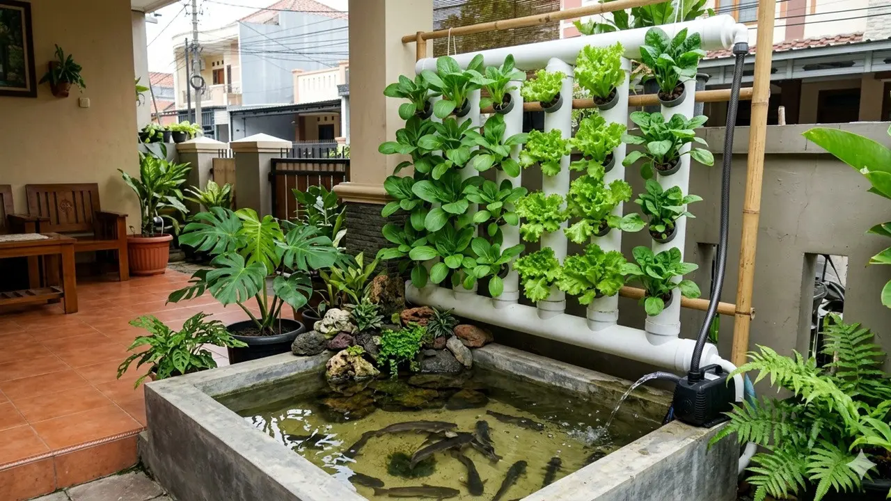 Ide Usaha Ternak Ikan Lele dan Sayur Mini di Urban Garden