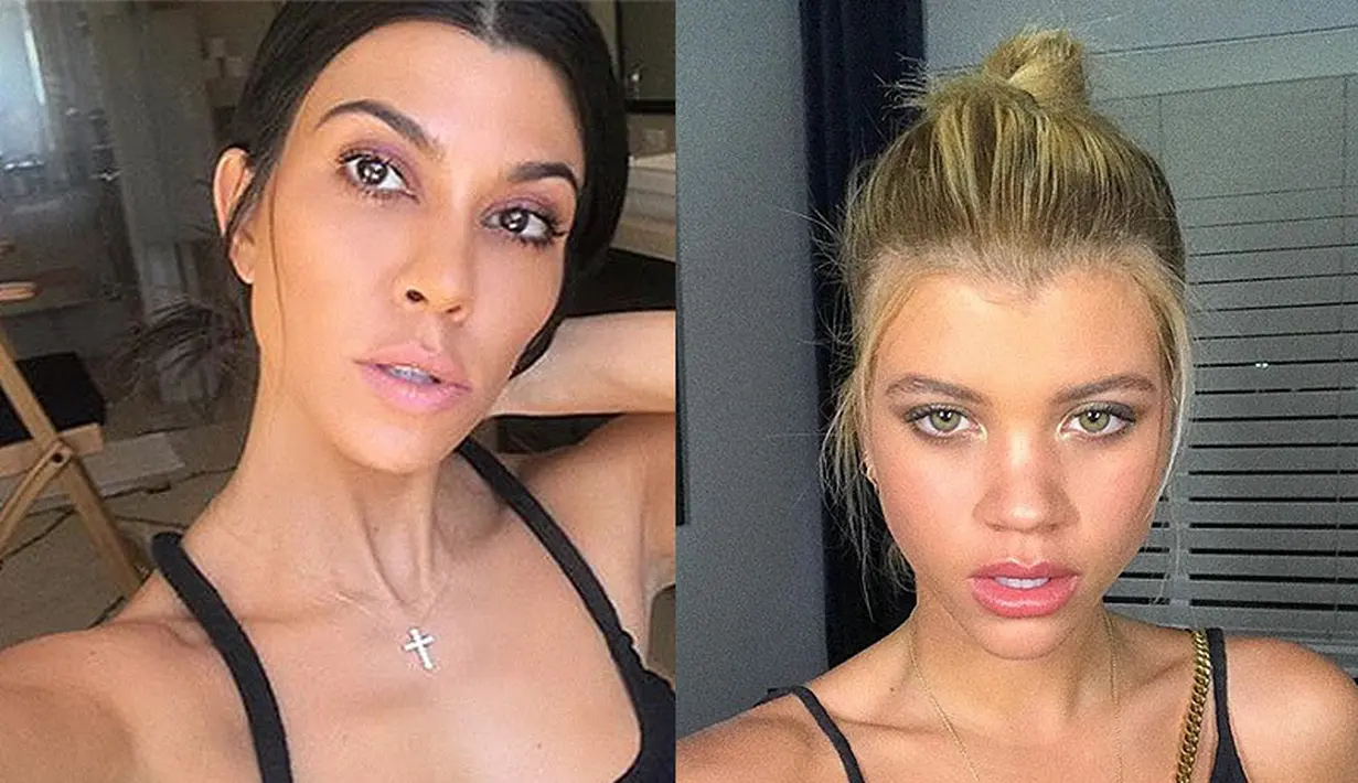 Apalagi ketika Sofia Richie kini terlihat sering meng-copy gaya Kourtney Kardashian. (HollywoodLife)