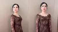 Inspirasi Kebaya ala Tissa Biani di Acara Pernikahan El Rumi dan Syifa Hadju, Cantiknya Mewah