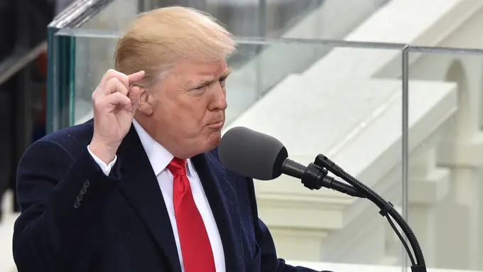 20170121- Pidato Donald Trump -AFP Photo