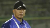 Pelatih Gresik United, Hanafi. (Liputan6.com/Dimas Angga P)