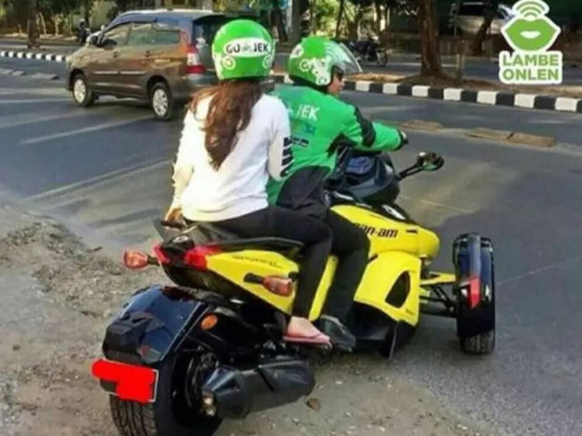 3. Seperti bermain motor-motoran