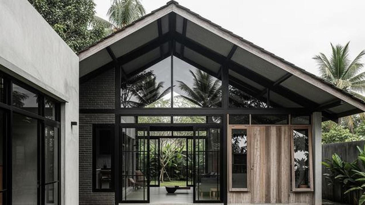 6 Desain Rumah Minimalis di Desa Atap Miring yang Estetik, Modern dan Fungsional