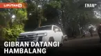 Detik-detik Kedatangan Gibran ke Hambalang