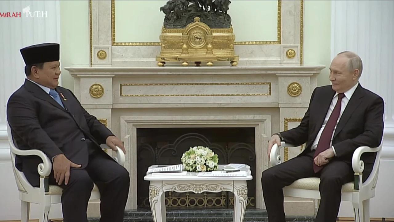 Prabowo Bikin Putin Tersenyum saat Bilang Banyak Orang Indonesia Beri Nama Anaknya Yuri Gagarin
