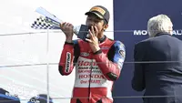 Kata Kiandra Ramadhipa Setelah Tutup Moto3 Junior World Championship 2026 dengan Naik Podium di Misano
