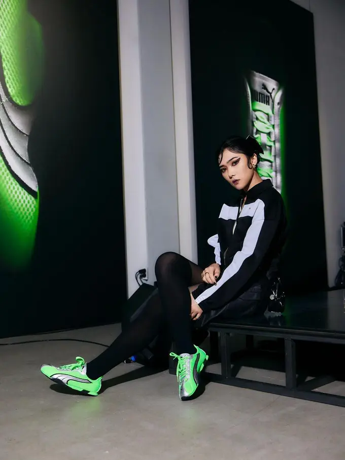 Ilustrasi gaya khas Isyana/PUMA Indonesia