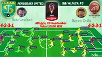 Persebaya United vs Sriwijaya FC (Bola.com/Samsul Hadi)