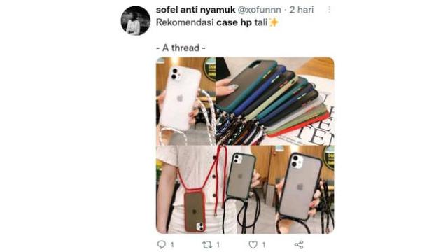 screenshot case HP dari akun Twitter @xofunn