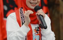 Safari Politik di Lampung, Siti Atikoh Disambut Seni Bela Diri Pincak Khakot