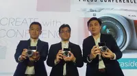 Peluncuran Fujifilm X-A5 oleh Presiden Direktur Fujifilm Indonesia Noriyuki Kawakubo (Liputan6.com/ Agustin Setyo W)