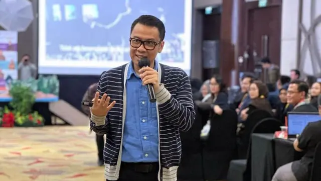 Hilbram Dunar presenter ternama yang baru saja meninggal dunia. (Instagram.com/hilbramdunar)