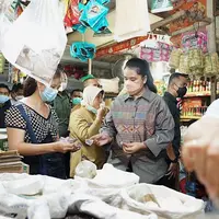 Kahiyang Ayu ke Pasar Petisah (Instagram/bobbynst)